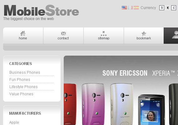 10 Free High-Quality E-Commerce Templates 7