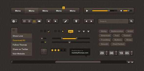20 Most Useful Free PSD Bundle for Designers 2