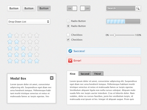 New Useful Free PSD GUI Kits 6