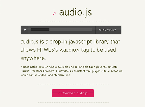 15 Free HTML5 Video And Audio Players 10