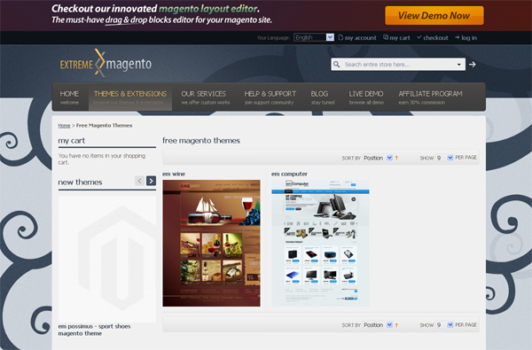 Websites to Download Free Magento Templates 6
