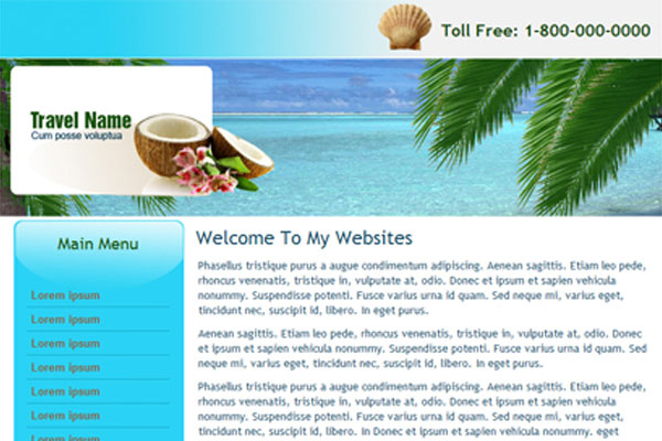 20 Best Free Travel Website Template 13