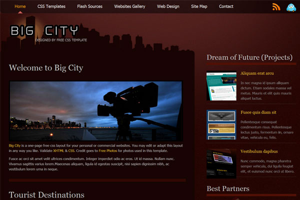 20 Best Free Travel Website Template 9