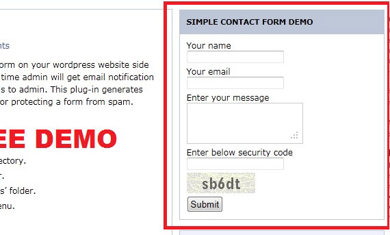 10 Free Contact Form Plugins for WordPress 8