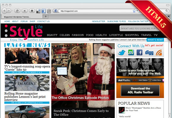 10 WordPress Themes to Make Your Blog Look Fashionable 6
