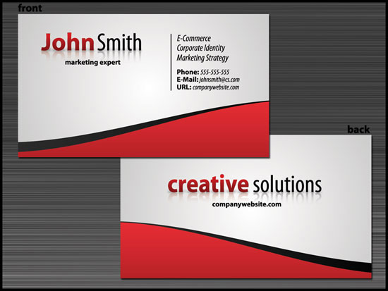 10 High Quality Business Card Tutorials with PSD Templates 4