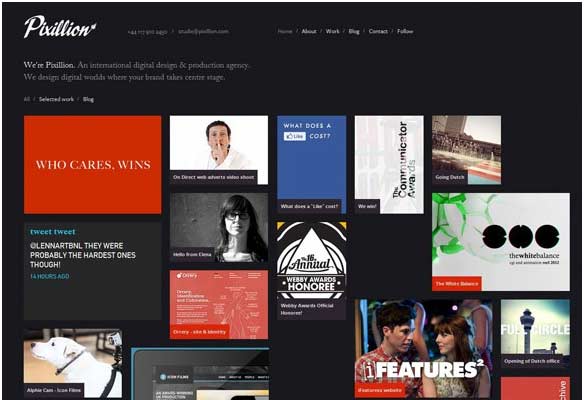 40 Impressive Grid based Web Designs for Inspiration 2