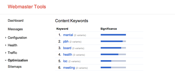 Getting Started with Google’s Webmaster Tools 3