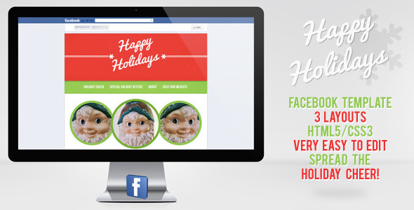 20 Beautiful Newsletter and Website Templates for Christmas Season 17
