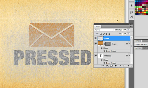 Creating a Letterpress Effect Using Text and Shapes 10 Creating a Letterpress Effect Using Text and Shapes 10