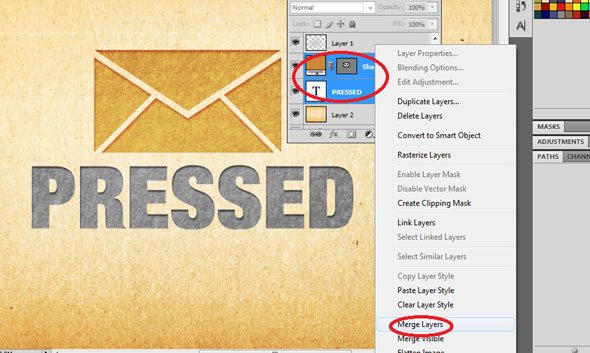 Creating a Letterpress Effect Using Text and Shapes 12 Creating a Letterpress Effect Using Text and Shapes 12