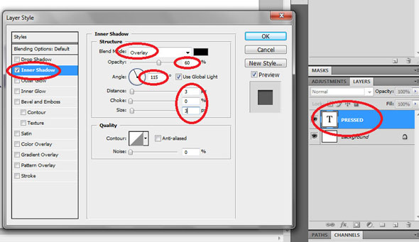 Creating a Letterpress Effect Using Text and Shapes 3 Creating a Letterpress Effect Using Text and Shapes 3