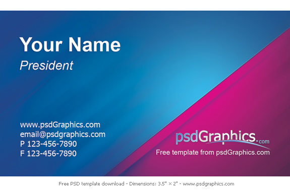 20 Free High Resolution Business Card Templates 10