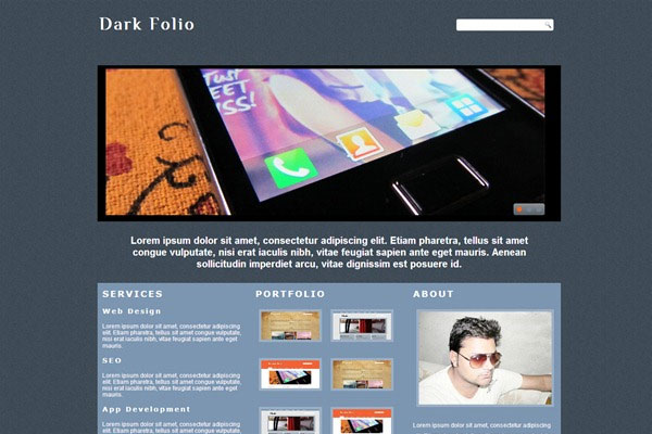 15 Beautiful Portfolio Website for Free Download 12