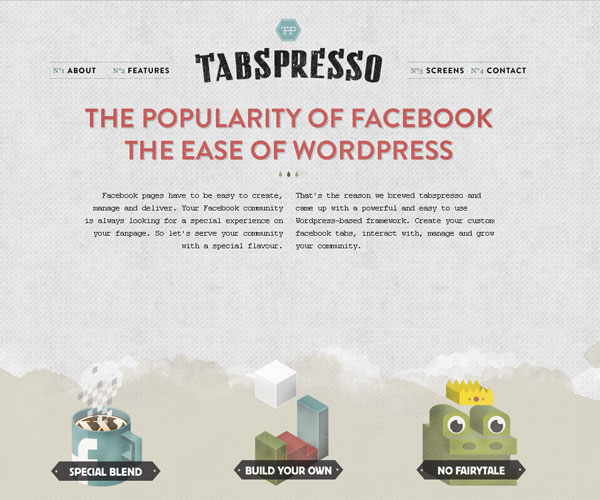 20 Magnificent Examples of Texture Usage in Web Design 10