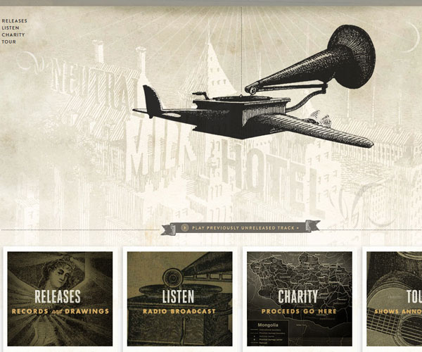 20 Magnificent Examples of Texture Usage in Web Design 15