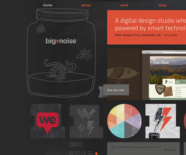 20 Magnificent Examples of Texture Usage in Web Design 16