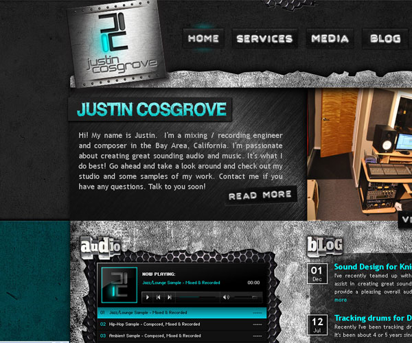 20 Magnificent Examples of Texture Usage in Web Design 18