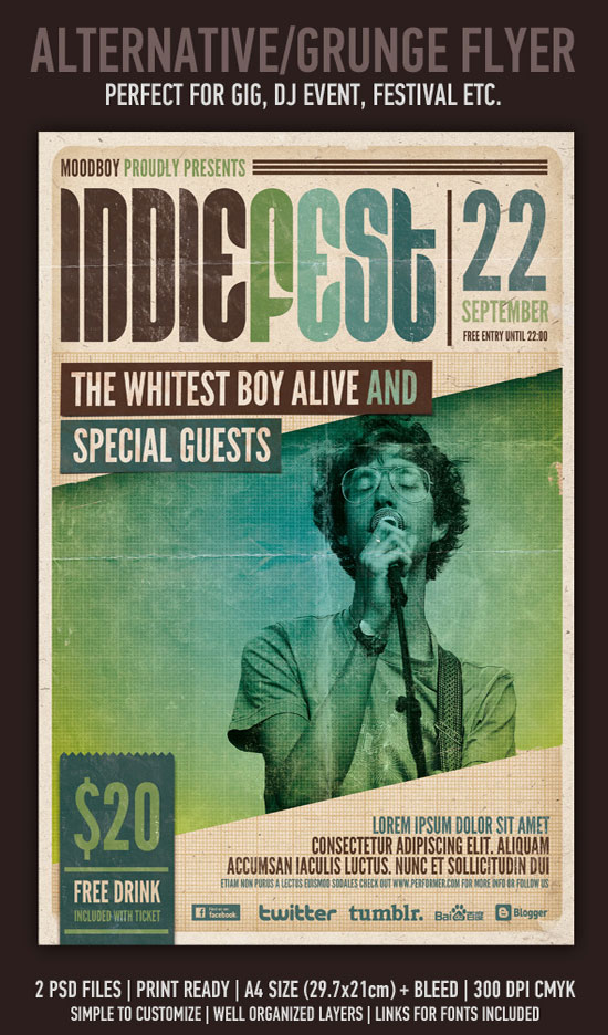 20 Beautiful Flyer Designs For Inspiration 15