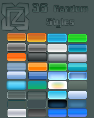 15 Useful Set of Free Buttons in PSD for Web Designers 6