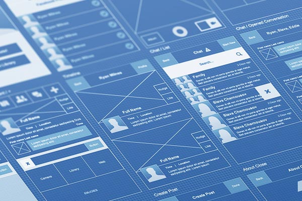 12 Trending BluePrints and Wireframes for Website and Mobile App Design 5