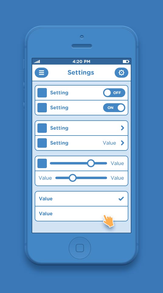 12 Trending BluePrints and Wireframes for Website and Mobile App Design 9