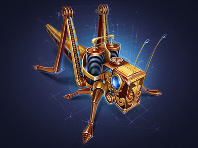 Mechanical Grasshopper
