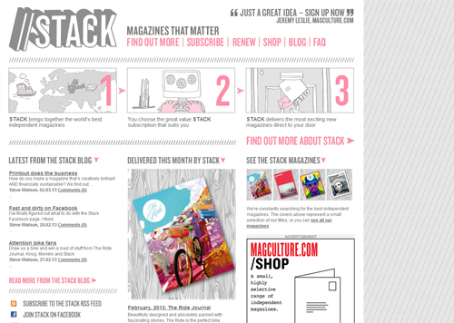 A Showcase of Beautifully Designed Websites for Magazines 13 A Showcase of Beautifully Designed Websites for Magazines 13
