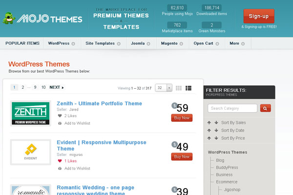 Ultimate Collection of Best Premium Wordpress Theme Store 4