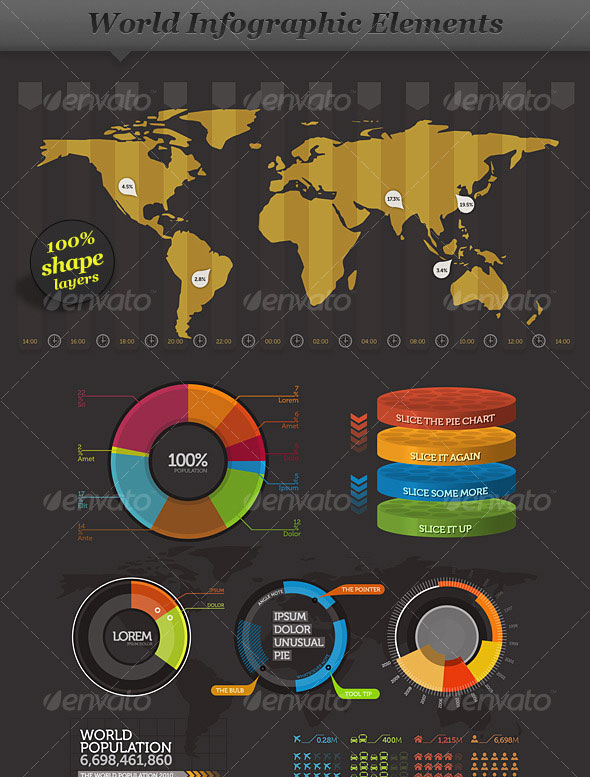 10 Free Design Kits (PSD, AI, and EPS Files) to Create Infographics 4