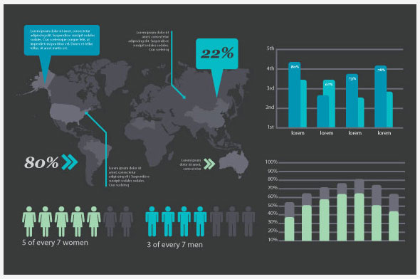 10 Free Design Kits (PSD, AI, and EPS Files) to Create Infographics 6