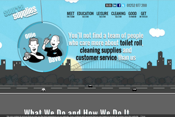 20 Excellent Example of Text Decoration over Image in Web Design 16