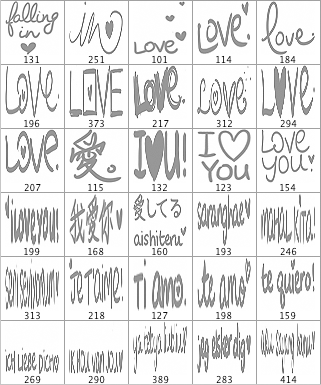 Free Resource: Text Brushes for Designers 1