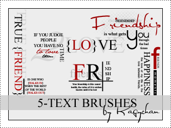 Free Resource: Text Brushes for Designers 3