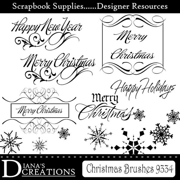 Free Resource: Text Brushes for Designers 8