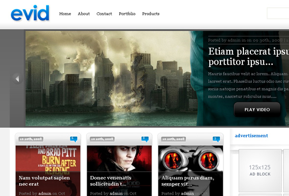Top Downloading Wordpress Video Sharing Themes -2013 11