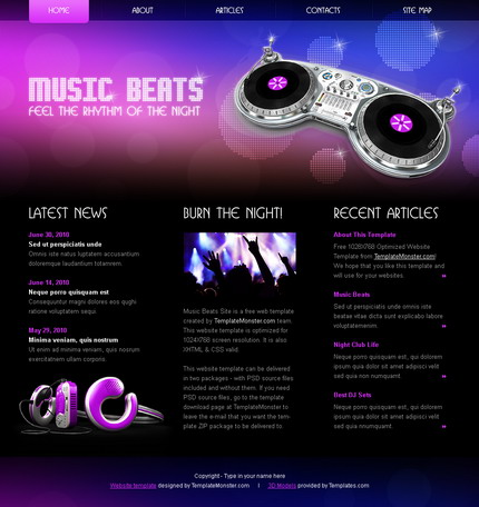 20 Best Free HTML5 Website Template for Designers 18
