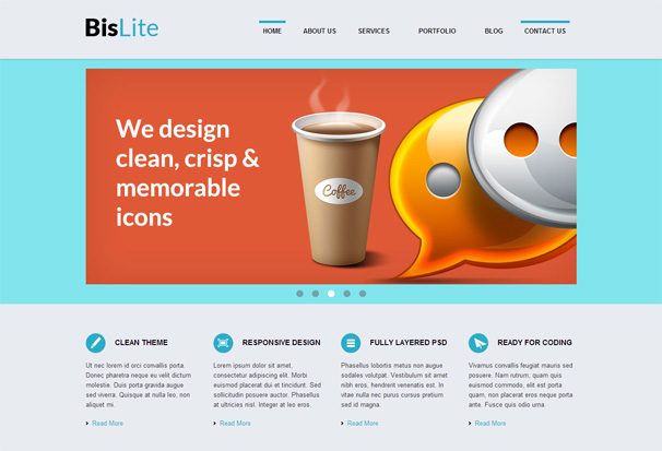 20 Best Free HTML5 Website Template for Designers 7