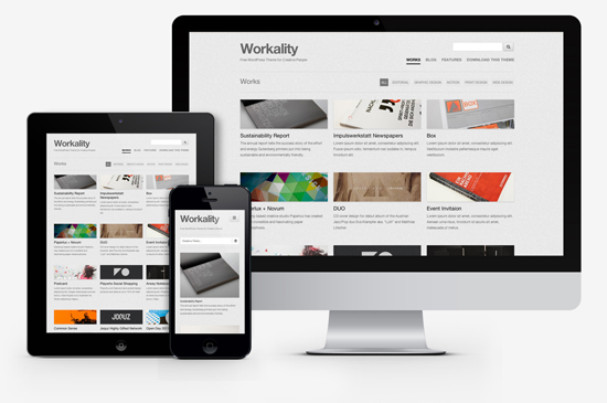 20 Free Hand-Picked Portfolio WordPress Themes 7