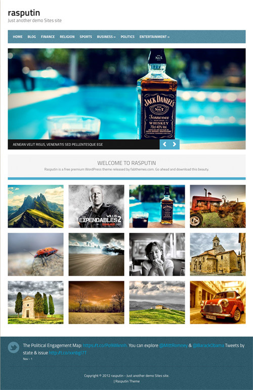 20 Free Hand-Picked Portfolio WordPress Themes 8