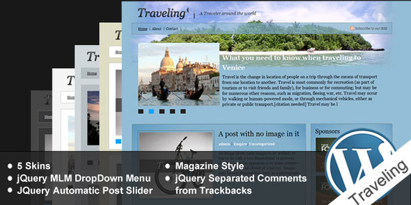 20 Beautiful WordPress Themes for Travel Agency 1