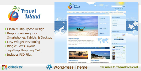 20 Beautiful WordPress Themes for Travel Agency 13