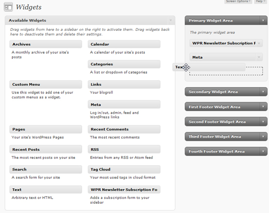 15 Tutorials To Create Custom WordPress Widgets 2