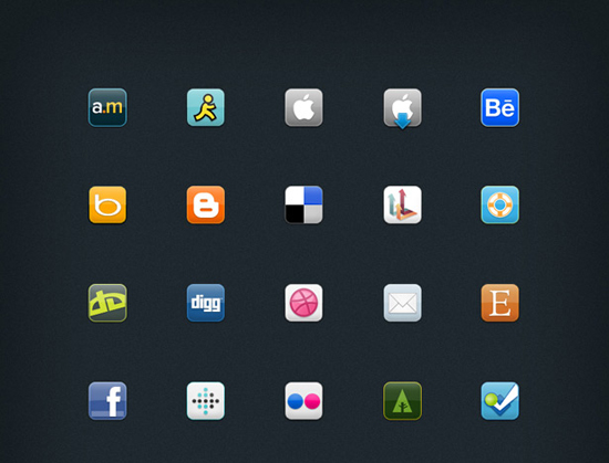 30+ Latest Free Flat Icon Sets For Your Use 1
