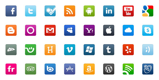 30+ Latest Free Flat Icon Sets For Your Use 8