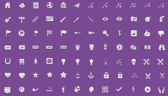 30+ Latest Free Flat Icon Sets For Your Use 12