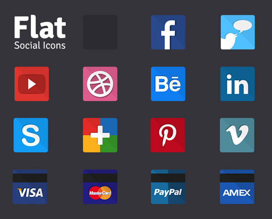 30+ Latest Free Flat Icon Sets For Your Use 27