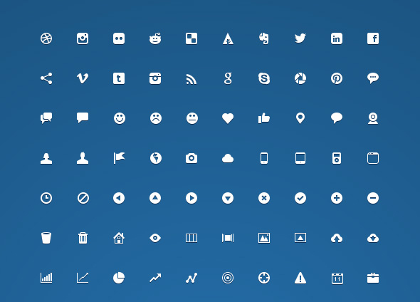 30+ Latest Free Flat Icon Sets For Your Use 4