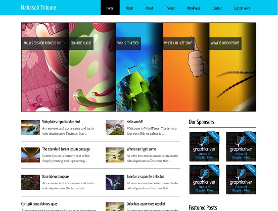 25 Free High Quality WordPress Themes 14