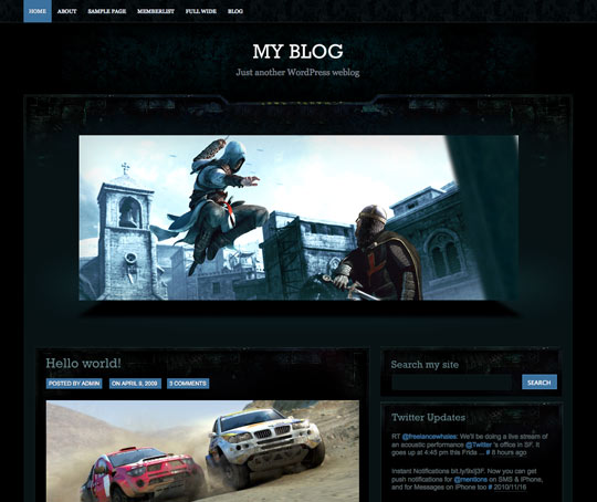 25 Free High Quality WordPress Themes 21